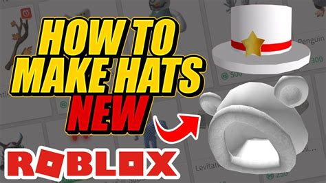 i hope you guys understand the basics of converting. . How to make a hat roblox